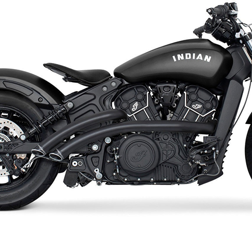 Indian Scout Bobber Twenty Exhausts